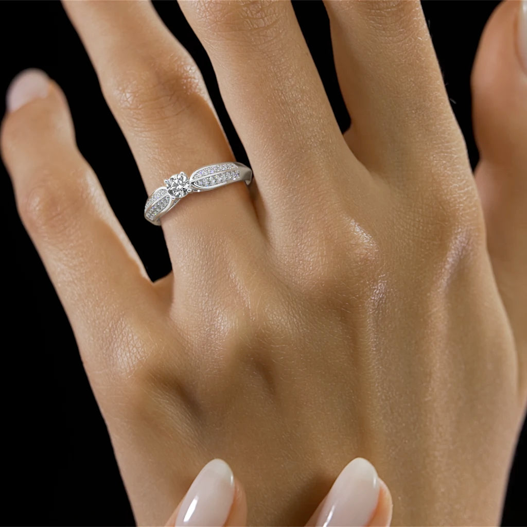 Lab Created Diamond Ring