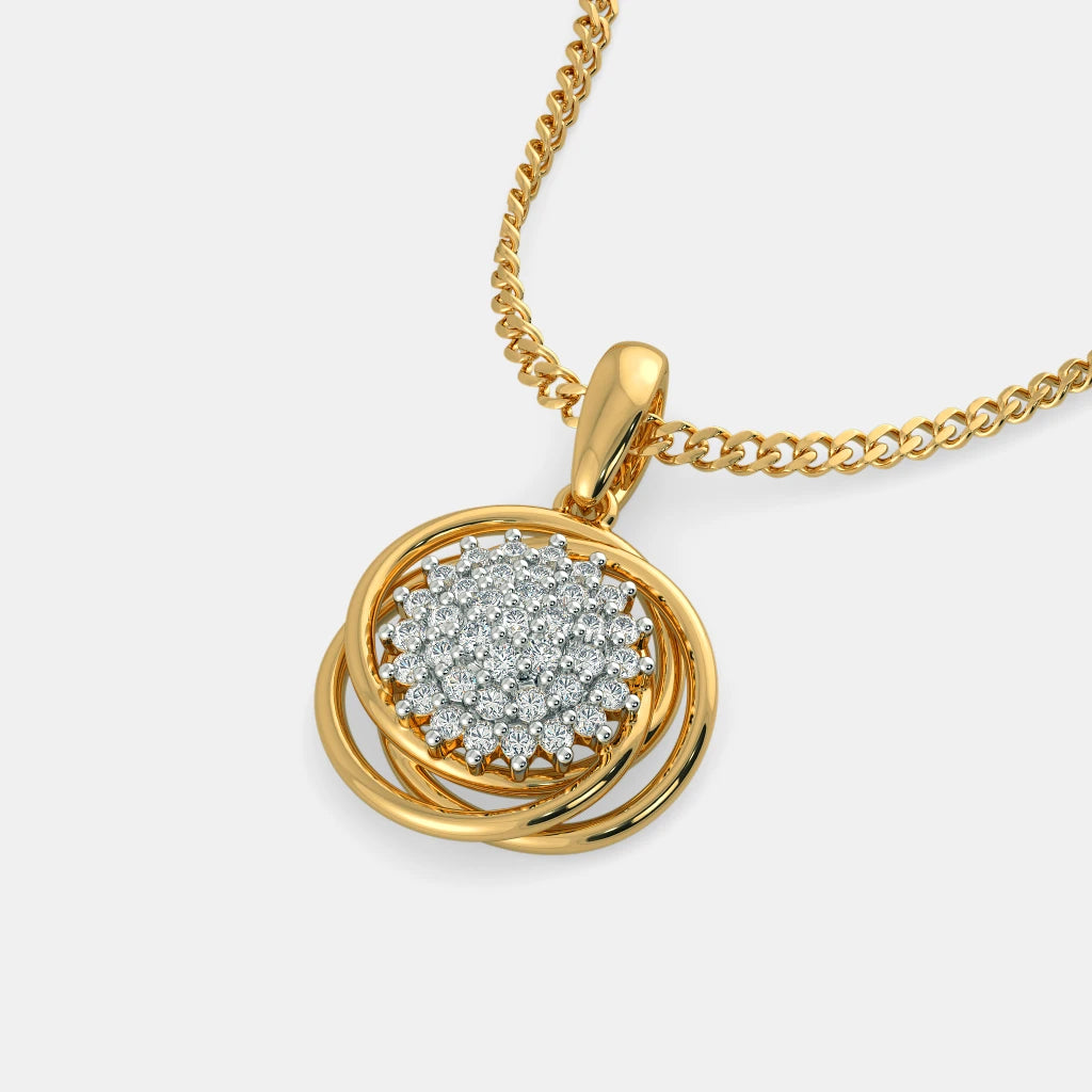 Halo Diamond Pendant