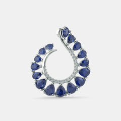 Vermeil Blue Sapphire Studs earing