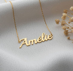 Customized Custom Made Any Name Necklace for Women in Gold Silver