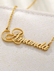 Customized Custom Made Any Name Necklace for Women in Gold Silver