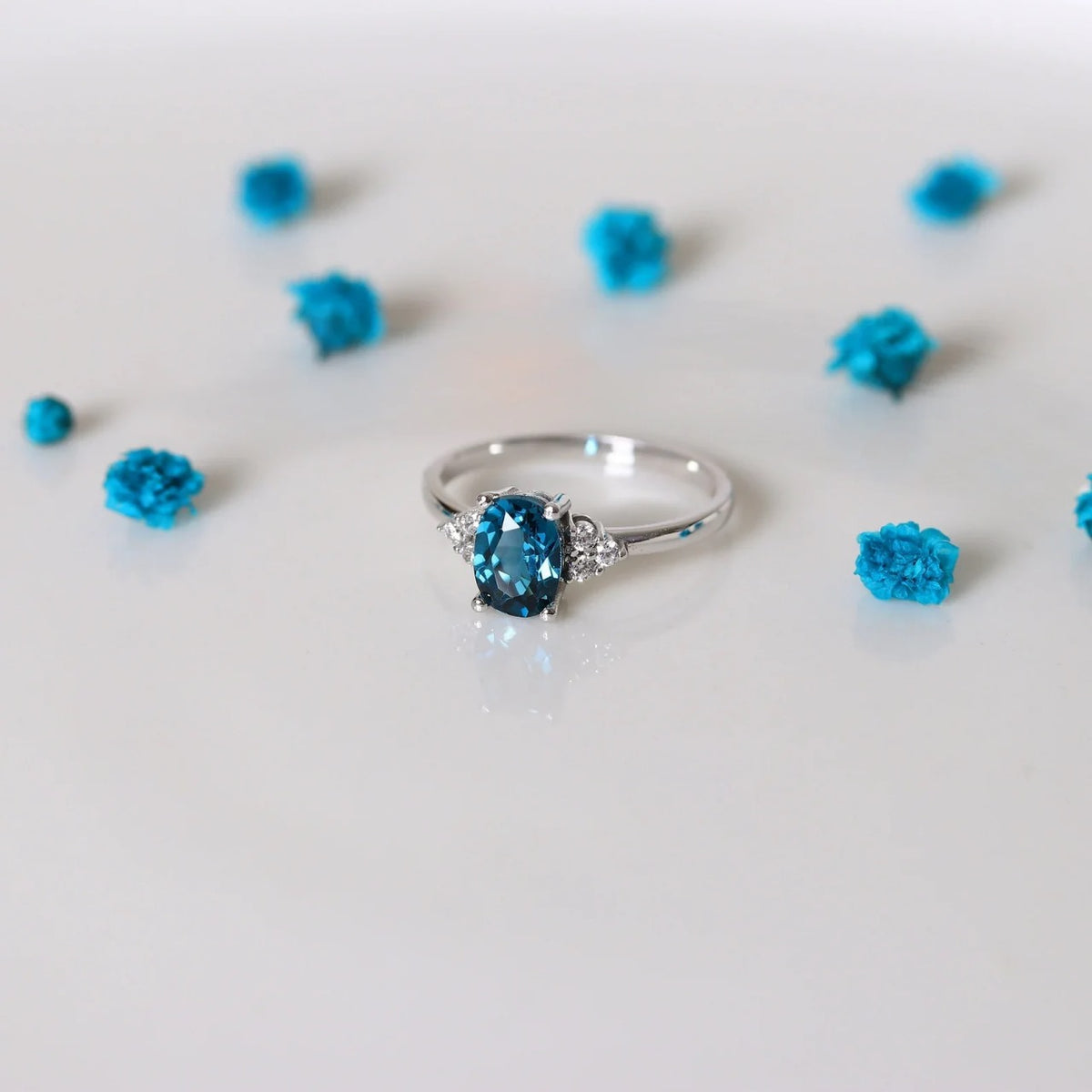 London Blue Topaz Ring